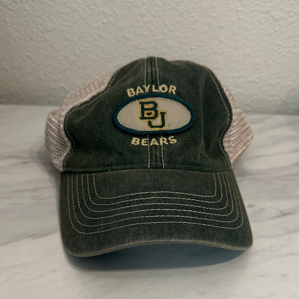 Baylor Bears Green and Cream mesh Cap